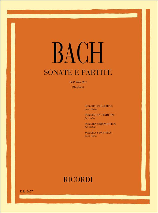 Sonatas And Partitas For Violin - pro housle